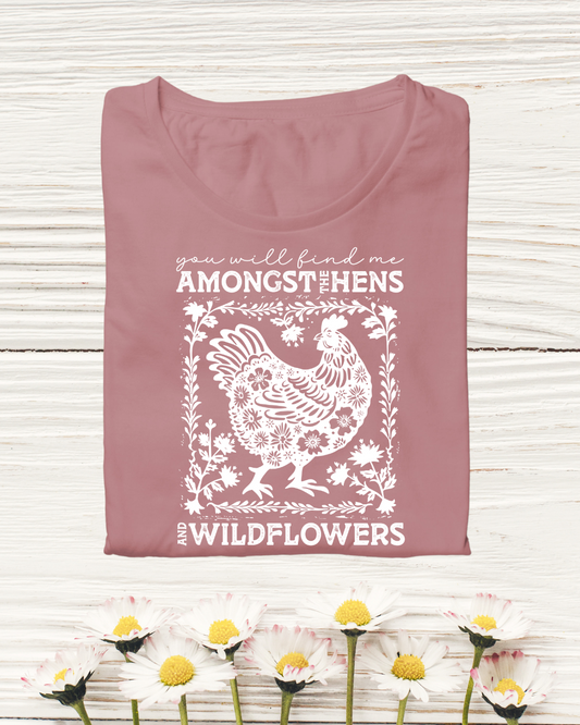 Hens & Wildflowers Tee