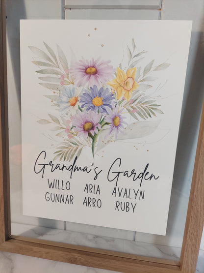 Grandma's Garden print