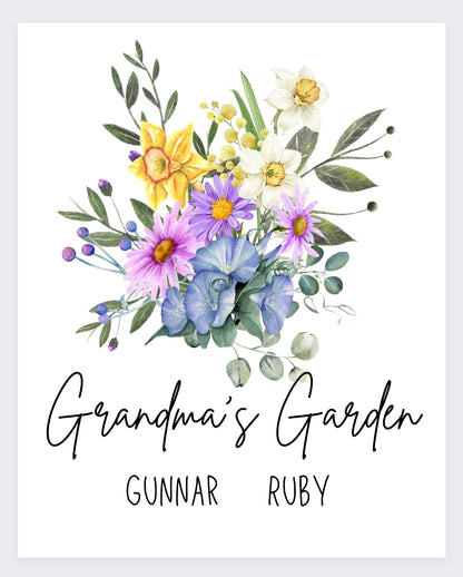 Grandma's Garden print