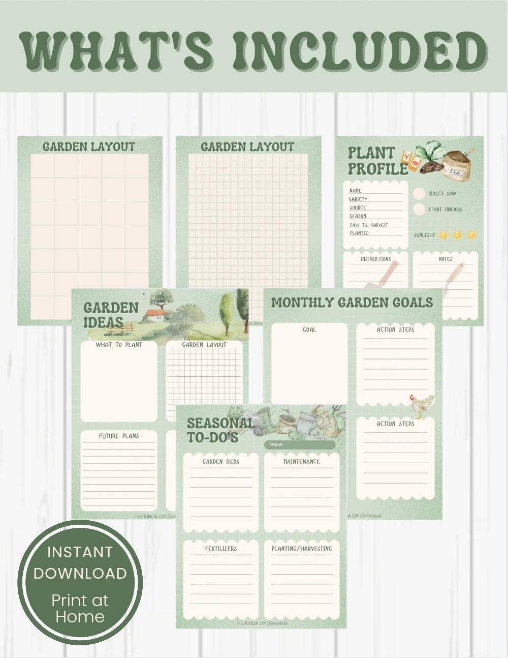 The Kinda DIY Homestead Garden Planner