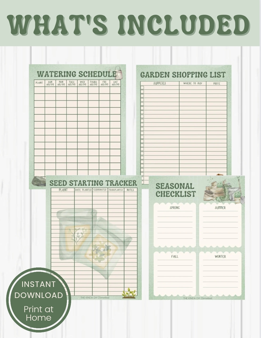 The Kinda DIY Homestead Garden Planner