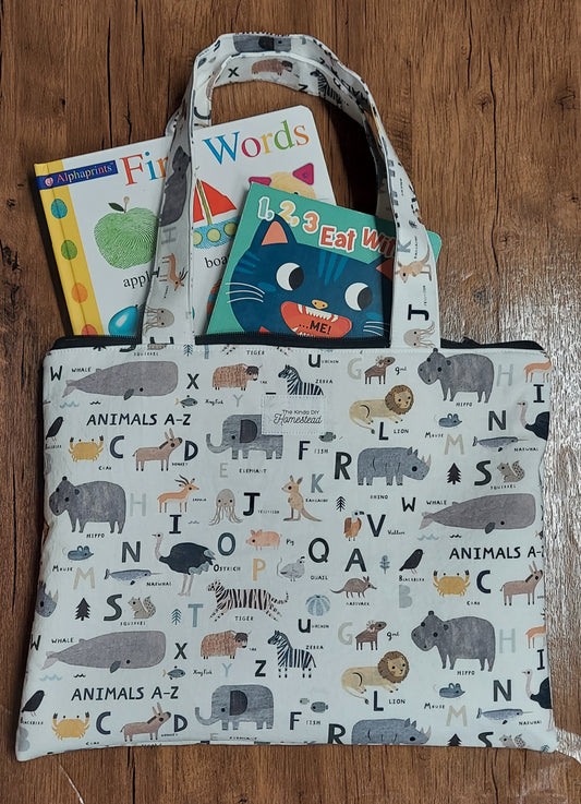 The Bookworm Library Bag